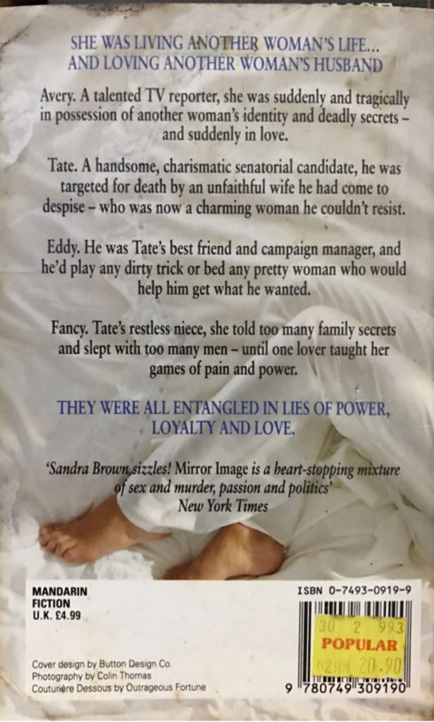 Mirror Image  (Mandarin Paperback - Paperback) book collectible [Barcode 9780749309190] - Main Image 2