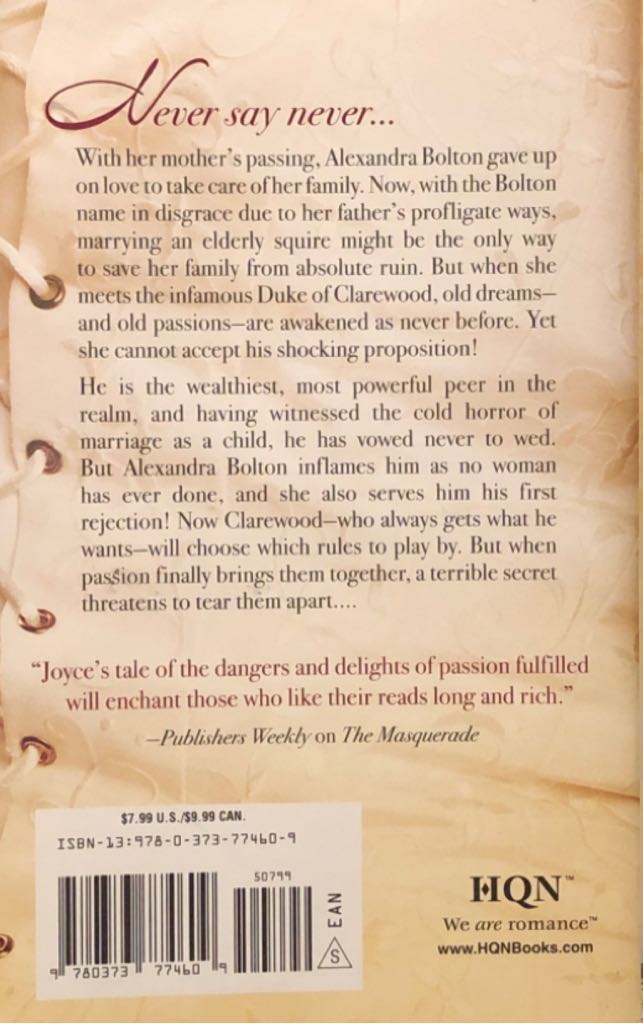 An Impossible Attraction - Brenda Joyce (- Paperback) book collectible [Barcode 9780373774609] - Main Image 2