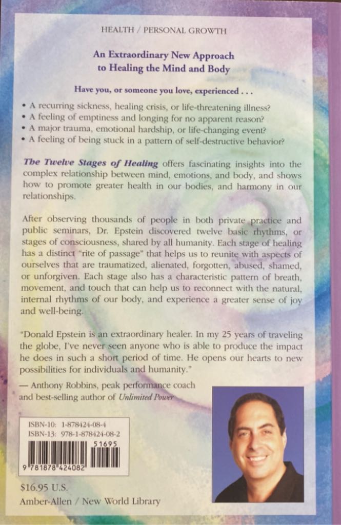 The 12 Stages of Healing - Donald Epstein book collectible [Barcode 9781878424082] - Main Image 2