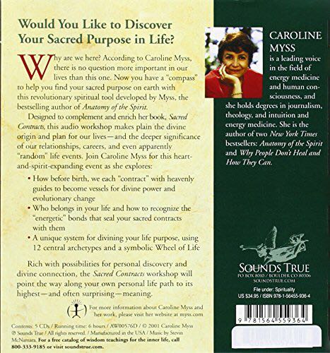 Sacred Contracts: Awakening Your Divine Potential - Caroline Myss (Sounds True, Incorporated (December 2001) - Audiobook) book collectible - Main Image 2