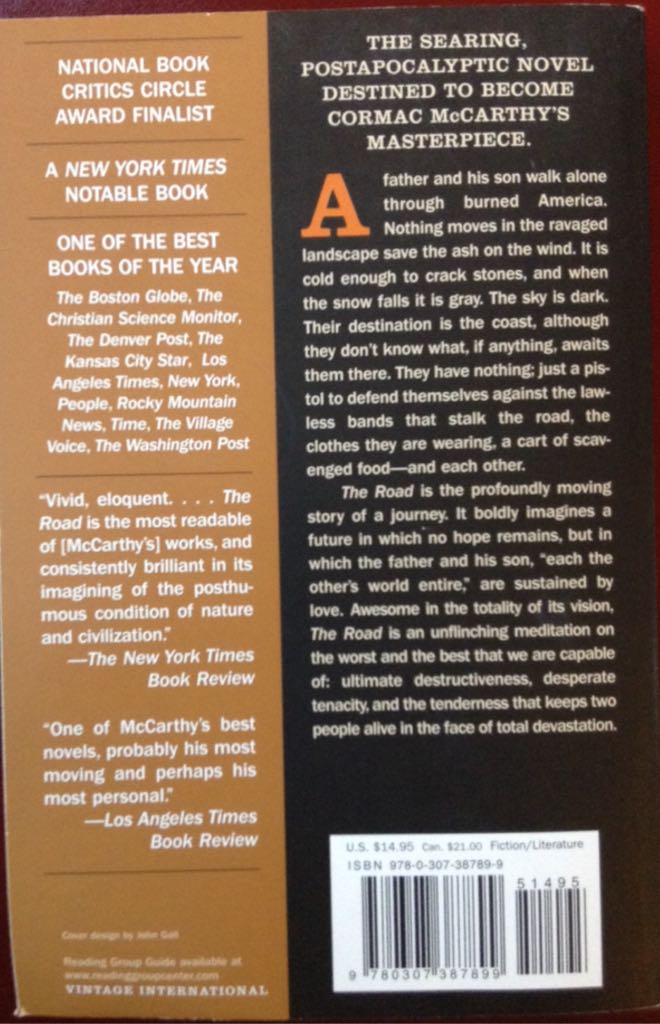 The Road - Cormac McCarthy (Vintage Books - Paperback) book collectible [Barcode 9780307387899] - Main Image 2