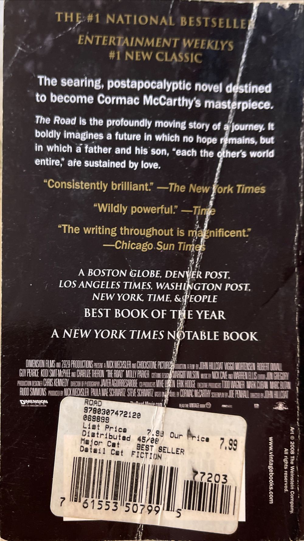 The Road - Cormac McCarthy (Vintage Classics - Paperback) book collectible [Barcode 9780307472120] - Main Image 2