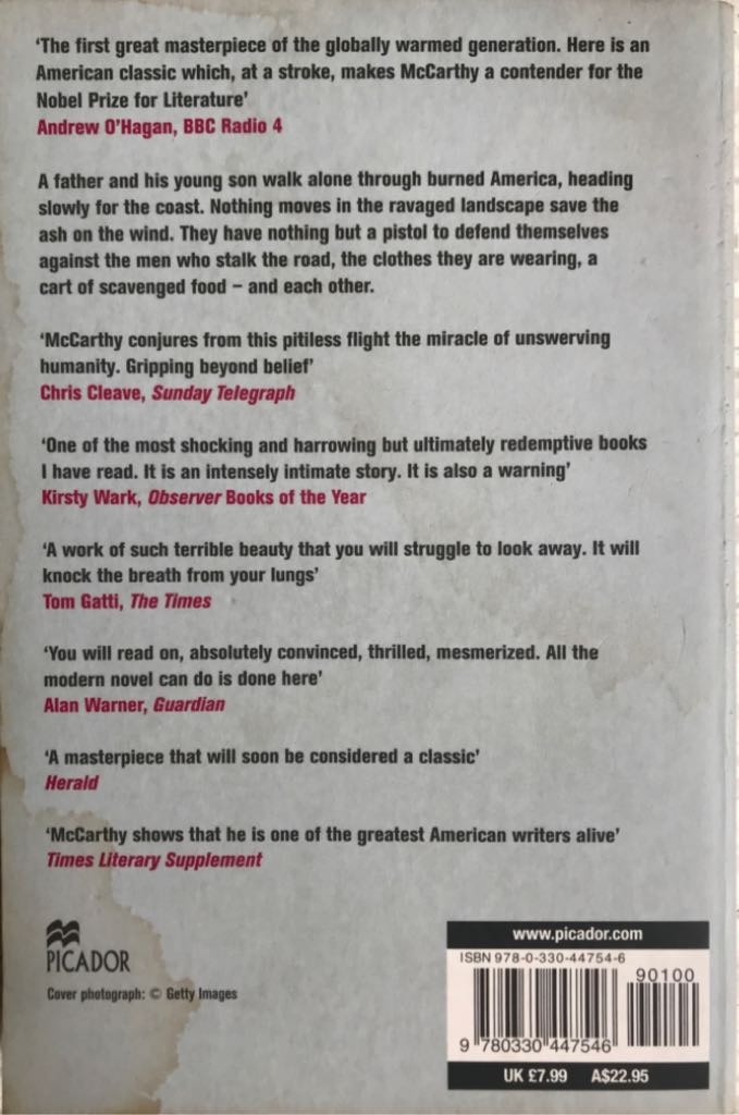 The Road - Cormac McCarthy (Picador - Paperback) book collectible [Barcode 9780330447546] - Main Image 2