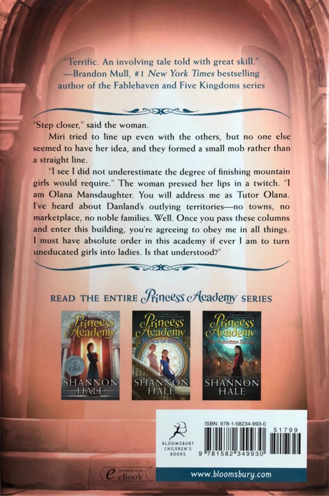 Princess Academy - Shannon Hale (Bloomsbury Children’s Books - Hardcover) book collectible [Barcode 9781582349930] - Main Image 2