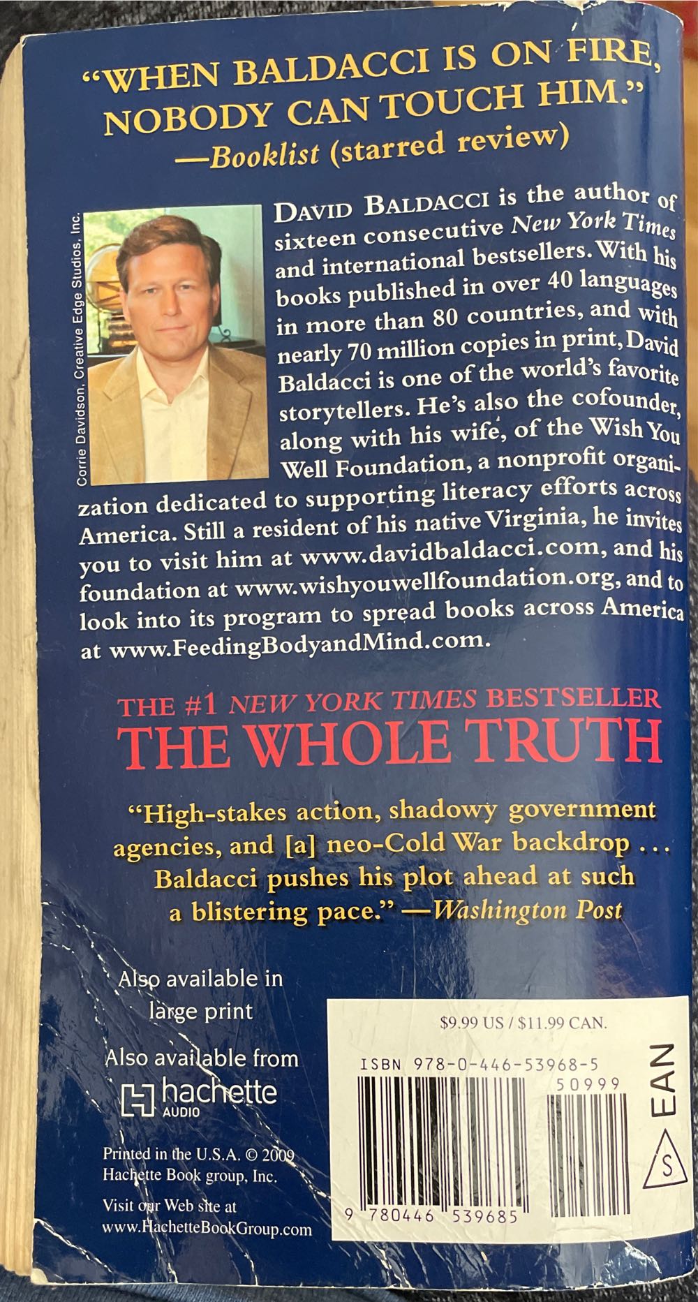 The Whole Truth - David Baldacci (Vision - Paperback) book collectible [Barcode 9780446539685] - Main Image 2