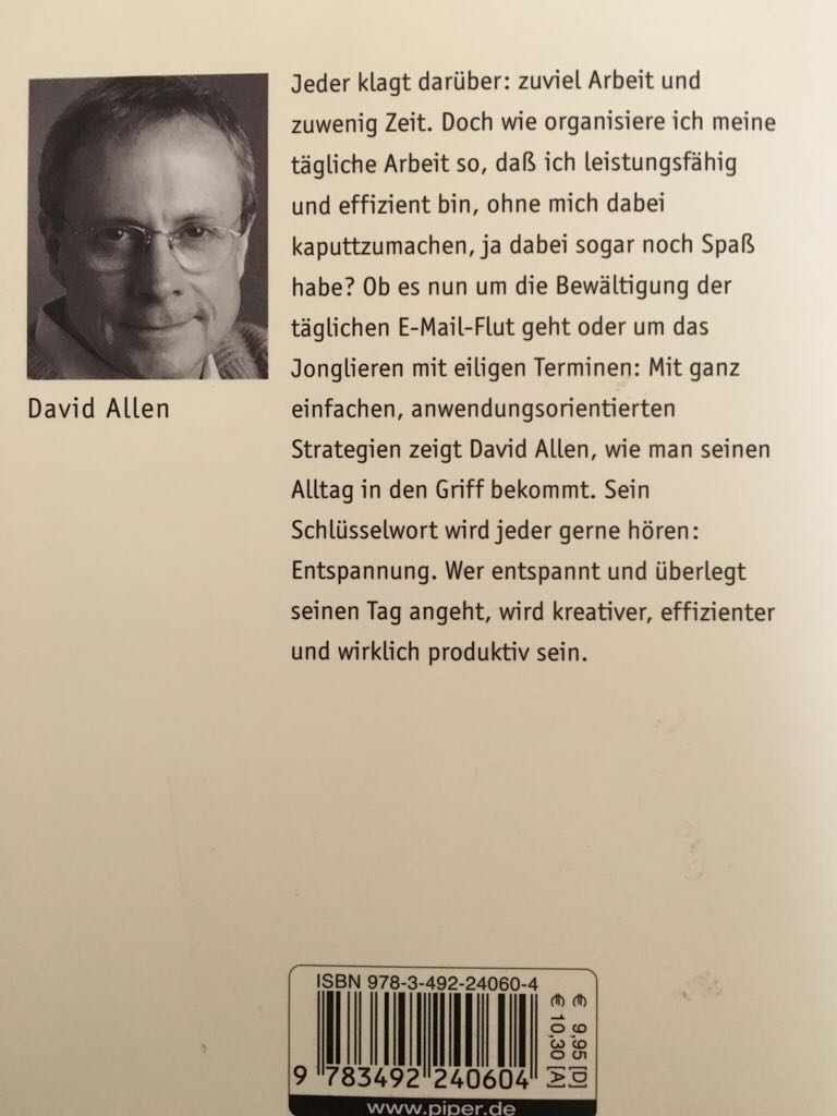 Wie ich die Dinge geregelt kriege -978-3-492-24060-4 ()  book collectible [Barcode 9783492240604] - Main Image 2