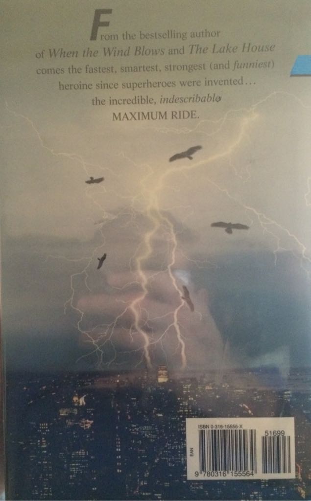 Maximum Ride 1: The Angel Experiment - James Patterson (Little Brown and Company - Hardcover) book collectible [Barcode 9780316155564] - Main Image 2