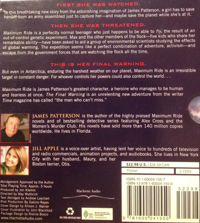 The Final Warning - James Patterson (Little, Brown and Company - Paperback) book collectible [Barcode 9780316002875] - Main Image 2