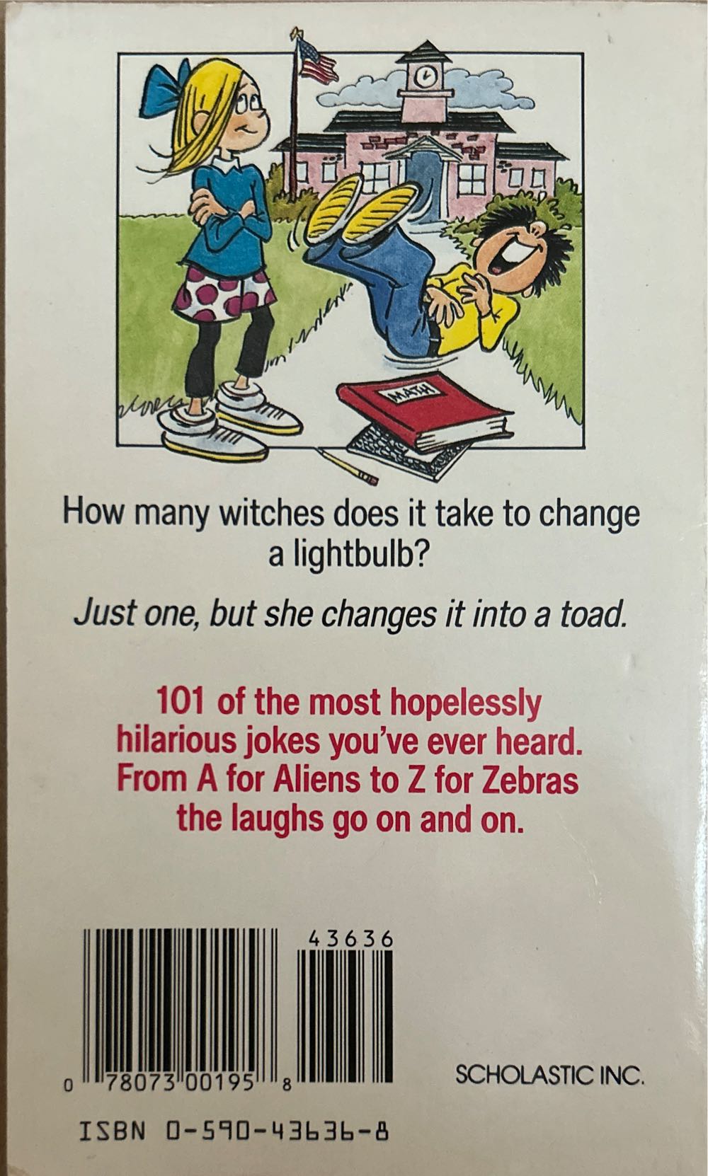 101 Hopelessly Hilarious Jokes - Katy Hall book collectible [Barcode 0590436368] - Main Image 2