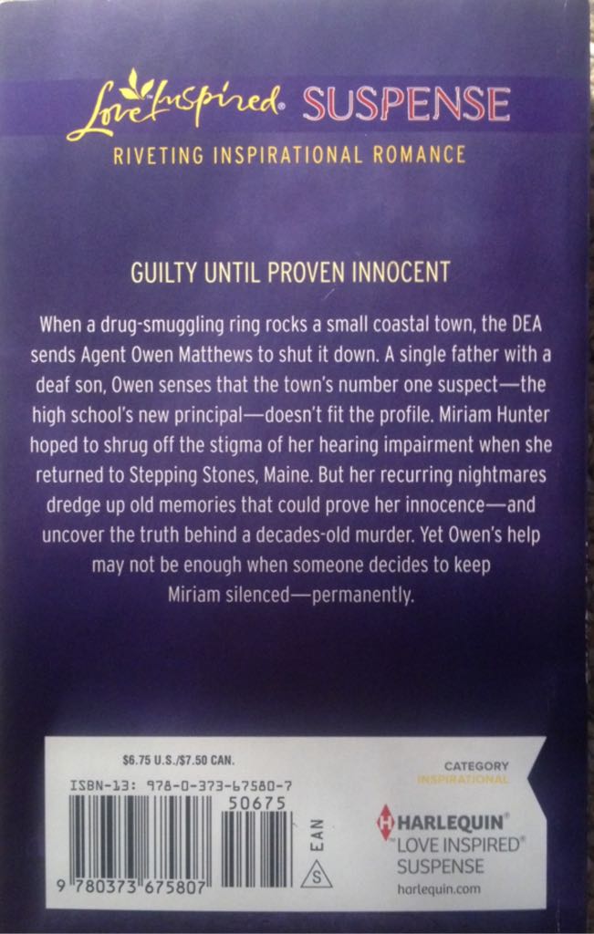 Warning Signs - Katy Lee (Steeple Hill Love Inspired - Paperback) book collectible [Barcode 9780373675807] - Main Image 2