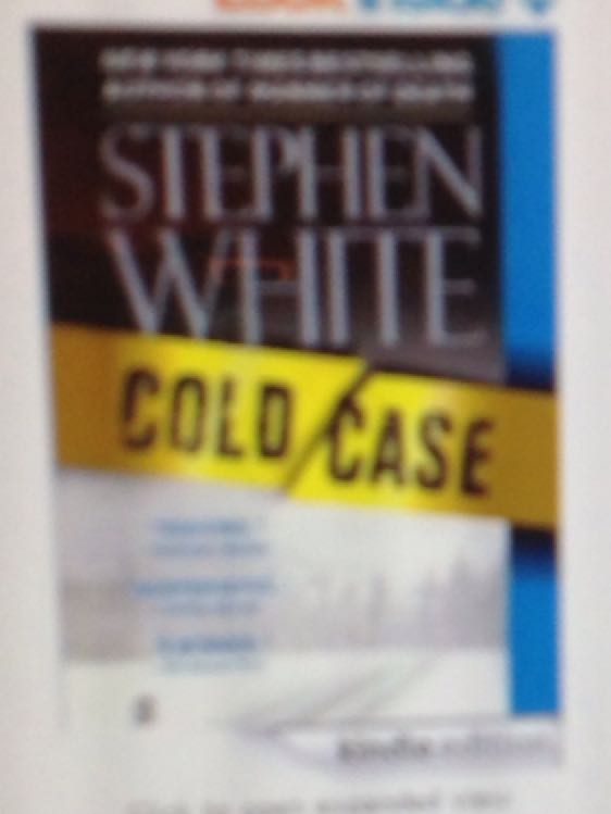 Cold Case - Stephen White book collectible - Main Image 2