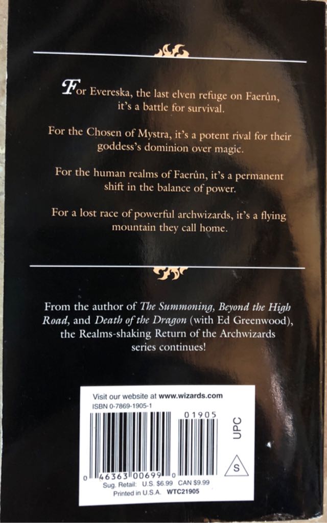 The Siege - Troy Denning (Wizards of the Coast - Paperback) book collectible [Barcode 9780786919055] - Main Image 2