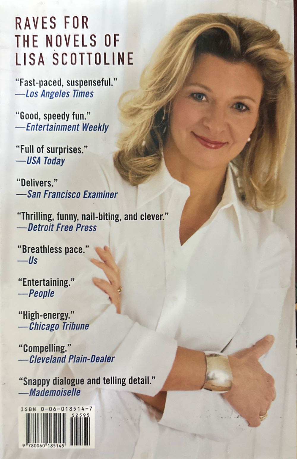 Courting Trouble - Lisa Scottoline (Harper Collins - Hardcover) book collectible [Barcode 9780060185145] - Main Image 2