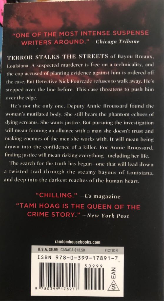 A Thin Dark Line - Tami Hoag (Bantam - Paperback) book collectible [Barcode 9780399178917] - Main Image 2