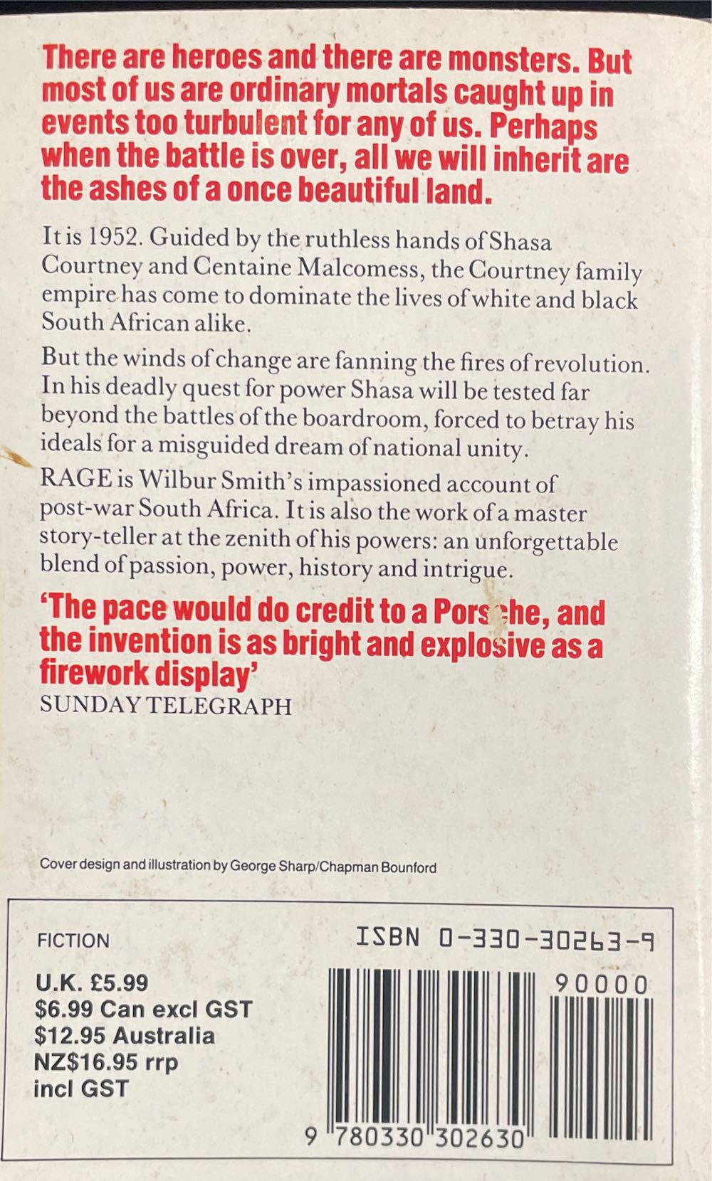 The Sunbird - Wilbur Smith (Zaffre Publishing - Paperback) book collectible [Barcode 9780330302630] - Main Image 2