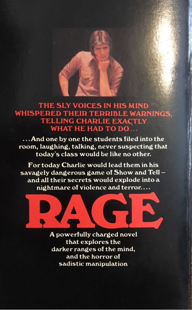 Rage - Richard Bachman (Signet - Paperback) book collectible - Main Image 2