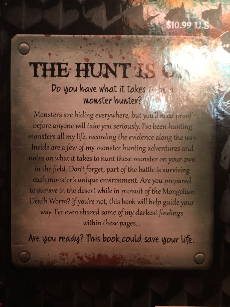 Monster Survival Guide - Heather Dakota (Tangerine Press - Hardcover) book collectible [Barcode 9780545851664] - Main Image 2