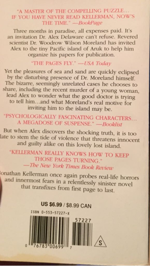 The Web - Jonathan Kellerman (Bantam Books - Paperback) book collectible [Barcode 9780553572278] - Main Image 2