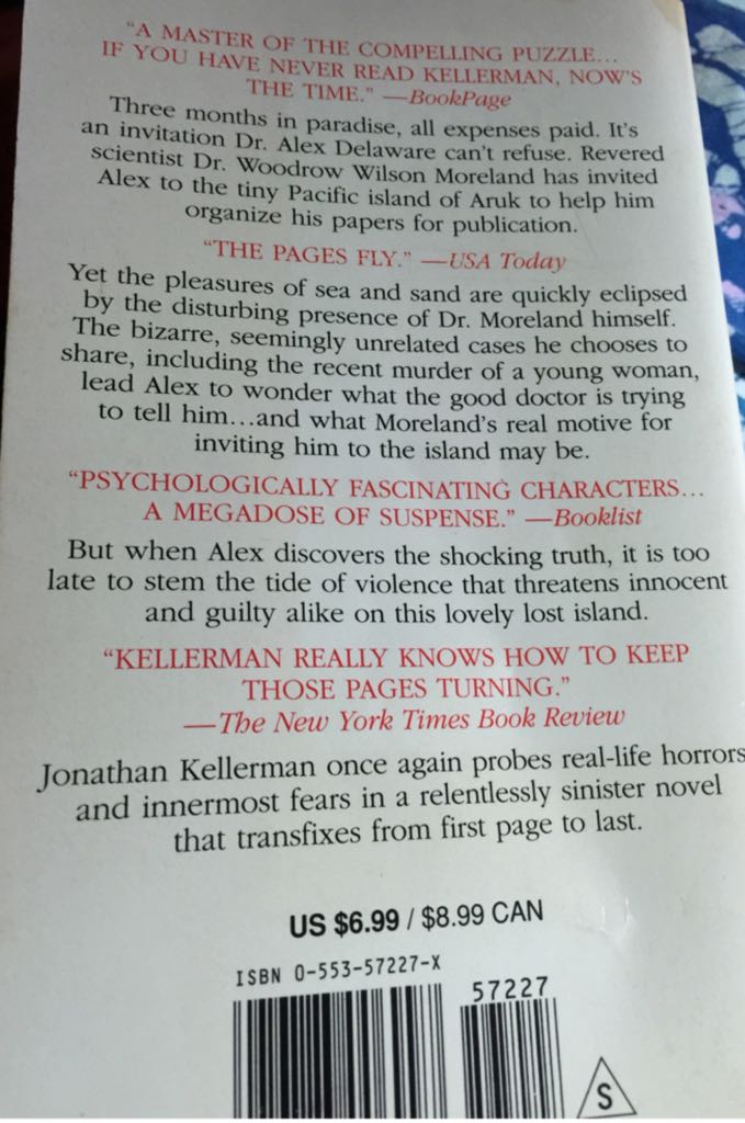 Web, The - Jonathan Kellerman (A Bantam Book) book collectible - Main Image 2