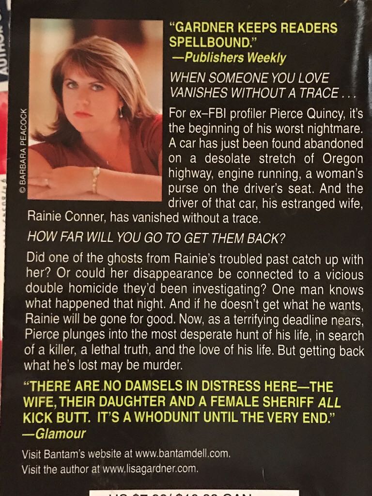 Gone - Gardner Lisa (Bantam - Paperback) book collectible [Barcode 9780553588071] - Main Image 2