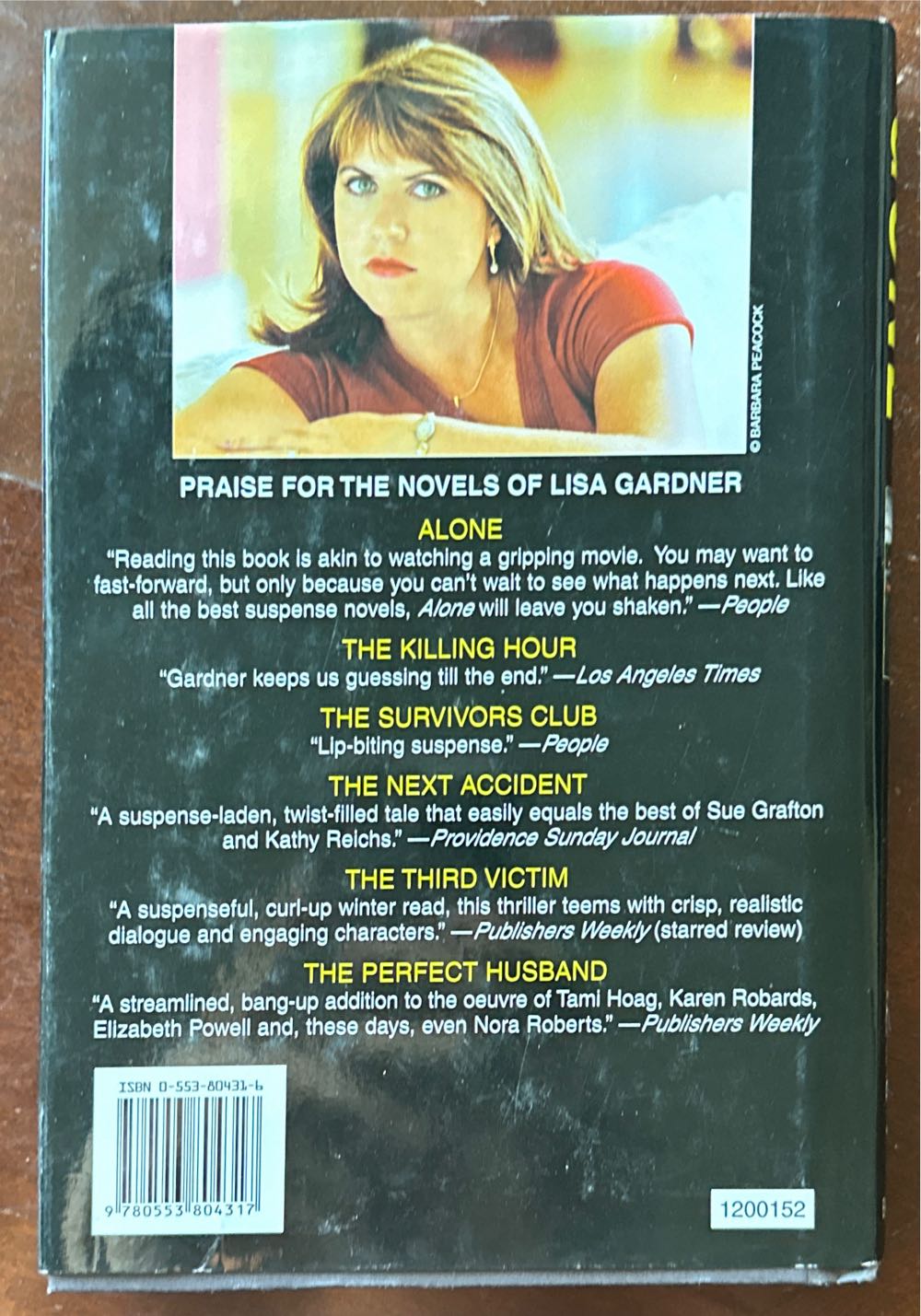 Gone - Lisa Gardner (Bantam Books - Hardcover) book collectible [Barcode 9780553804317] - Main Image 2