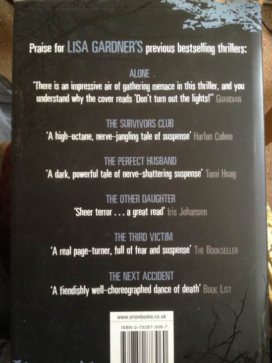 Gone - Lisa Gardner (Orion - Hardcover) book collectible [Barcode 9780752873060] - Main Image 2