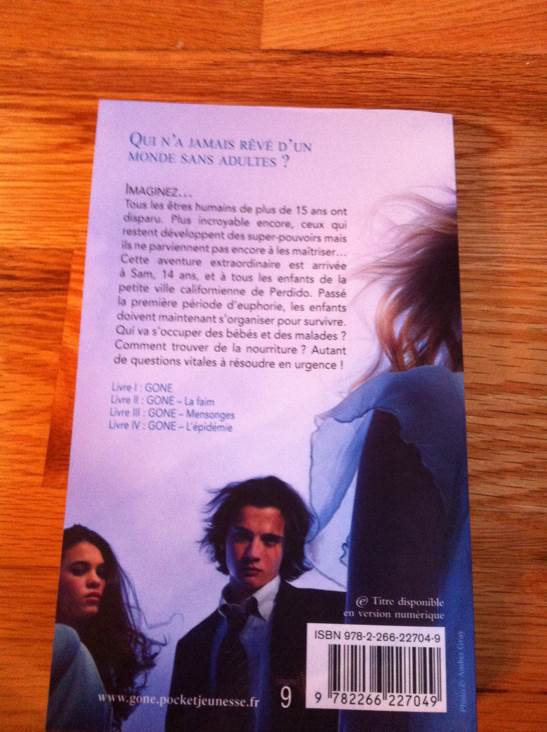 Gone - Lisa McMann (Pocket Jeunesse) book collectible [Barcode 9782266227049] - Main Image 2