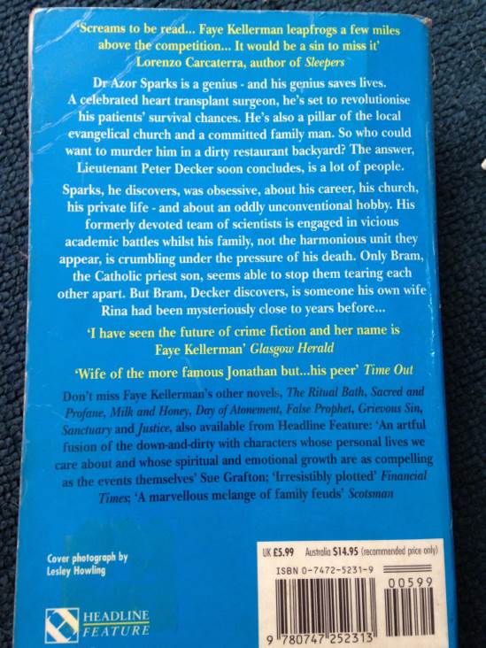 Prayers for the Dead - Faye Kellerman (Headline - Paperback) book collectible [Barcode 9780747252313] - Main Image 2