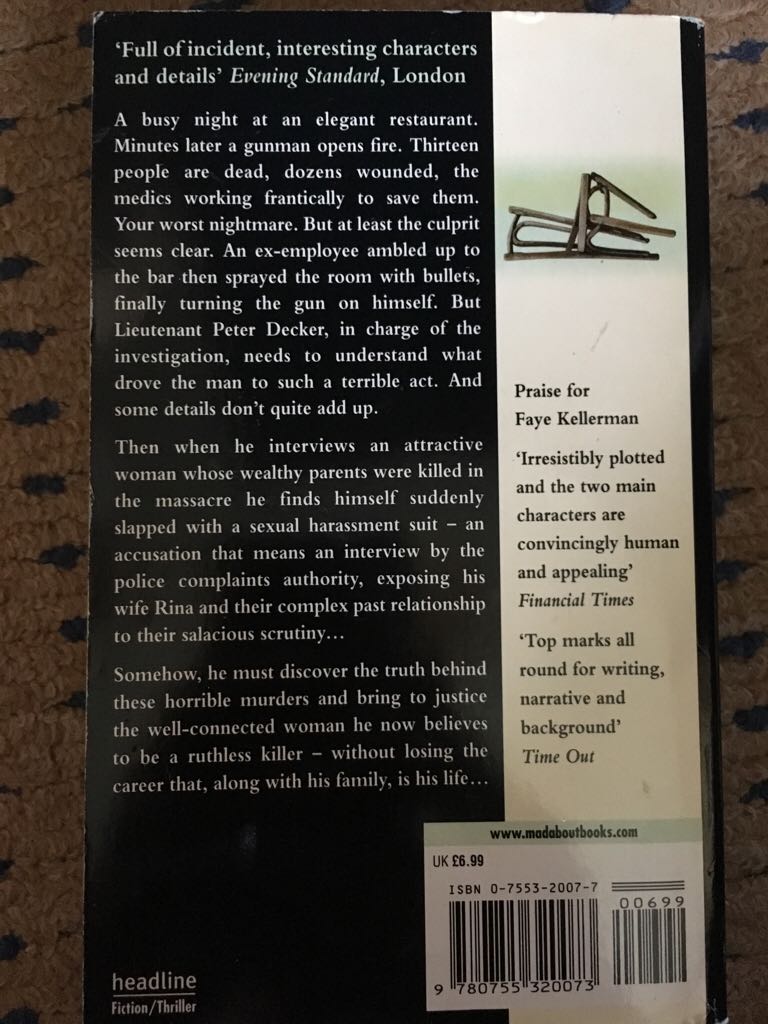 Serpents Tooth - Faye Kellerman book collectible [Barcode 9780755320073] - Main Image 2