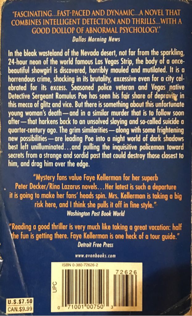 Moon Music - Faye Kellerman (Avon - Paperback) book collectible [Barcode 9780380726264] - Main Image 2