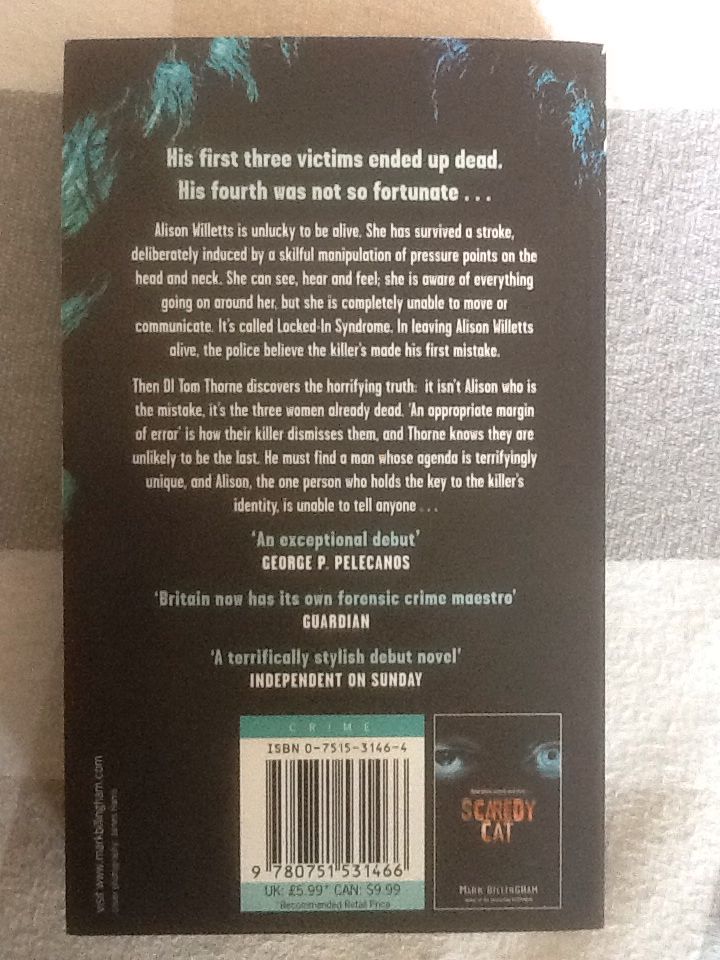 Sleepy Head - Mark Billingham (Sphere Books - Paperback) book collectible [Barcode 9780751531466] - Main Image 2