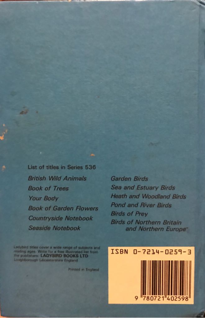 Birds of Prey - John Leigh-Pemberton (Ladybird Books - Hardcover) book collectible [Barcode 9780721402598] - Main Image 2