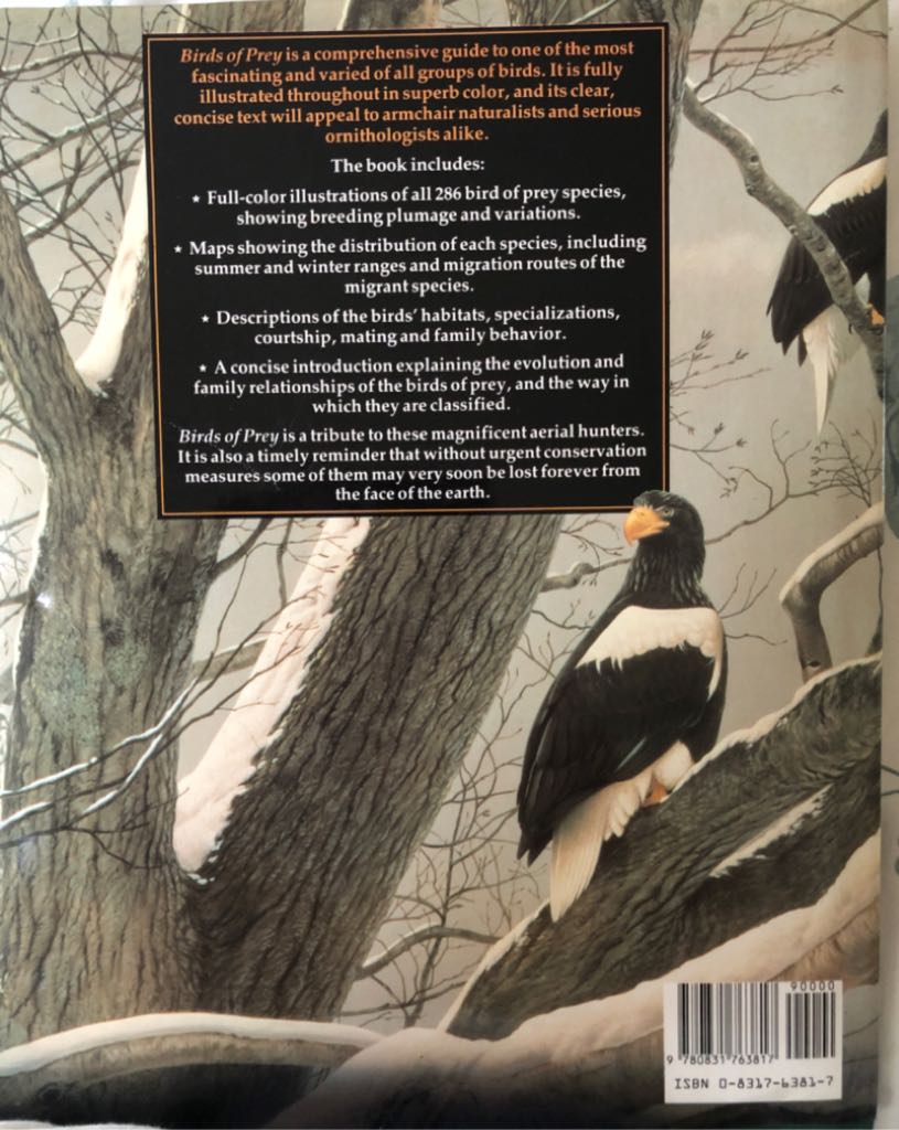 Birds of Prey - Trevor Boyer (Gallery Books - Hardcover) book collectible [Barcode 9780831763817] - Main Image 2