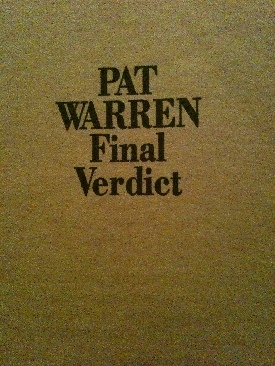 Final Verdict - Pat Warren (Silhouette) book collectible [Barcode 9780373094103] - Main Image 1