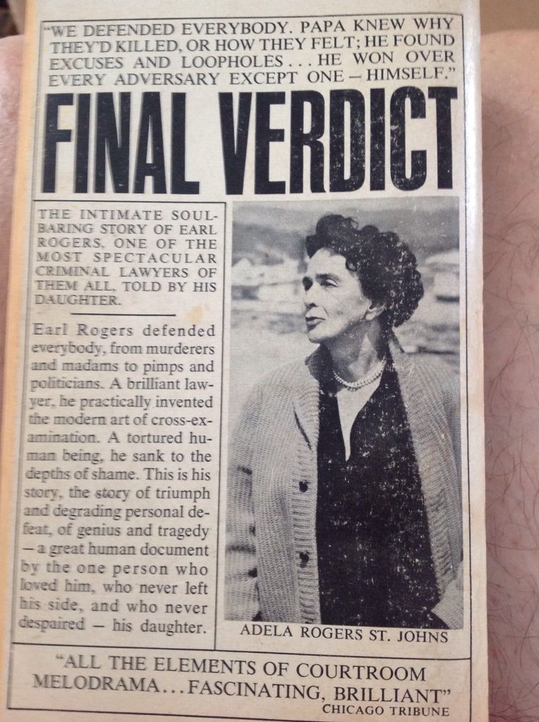 Final Verdict - Rogers St. (A Bantam Book - Paperback) book collectible - Main Image 2