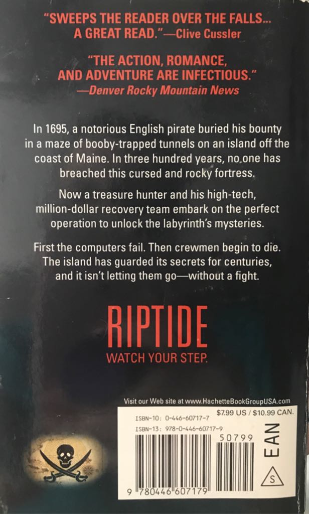 Riptide - Preston & Child (Warner - Paperback) book collectible [Barcode 9780446607179] - Main Image 2