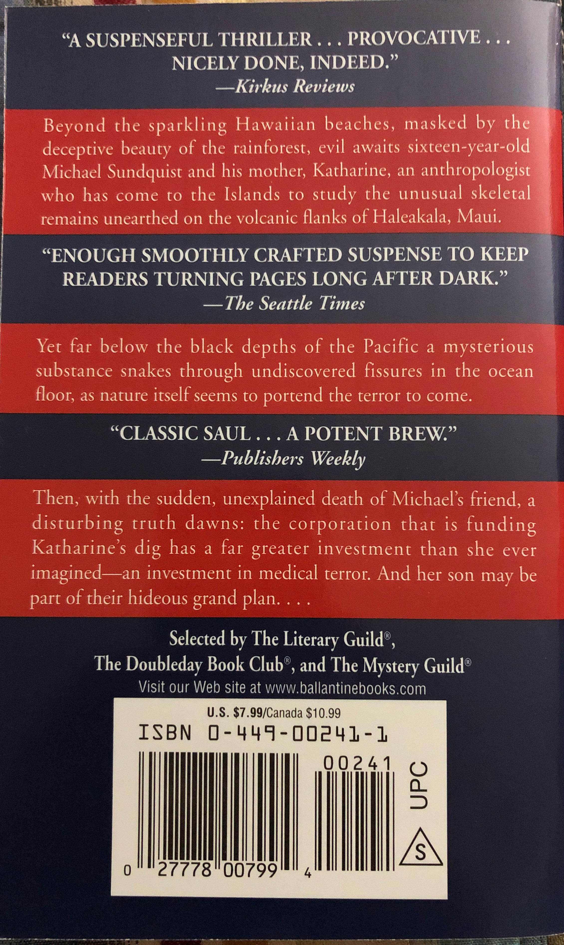 The Presence - John Saul (The Ballantine Publishing Group - Paperback) book collectible [Barcode 9780449002414] - Main Image 2