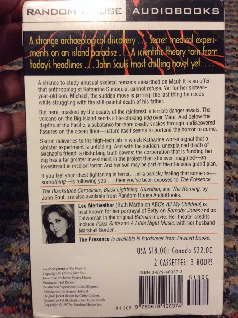 The Presence  (Random House Audio - Audiobook) book collectible - Main Image 2