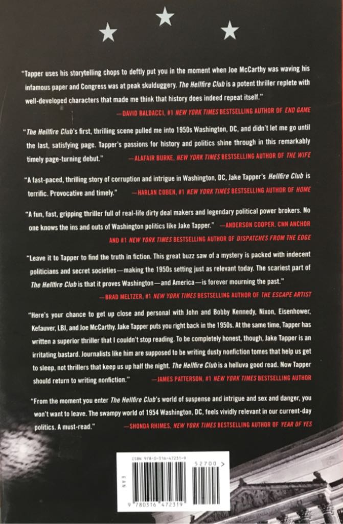 Hellfire Club, The - Jake Tapper (Little, Brown - Hardcover) book collectible [Barcode 9780316472319] - Main Image 2
