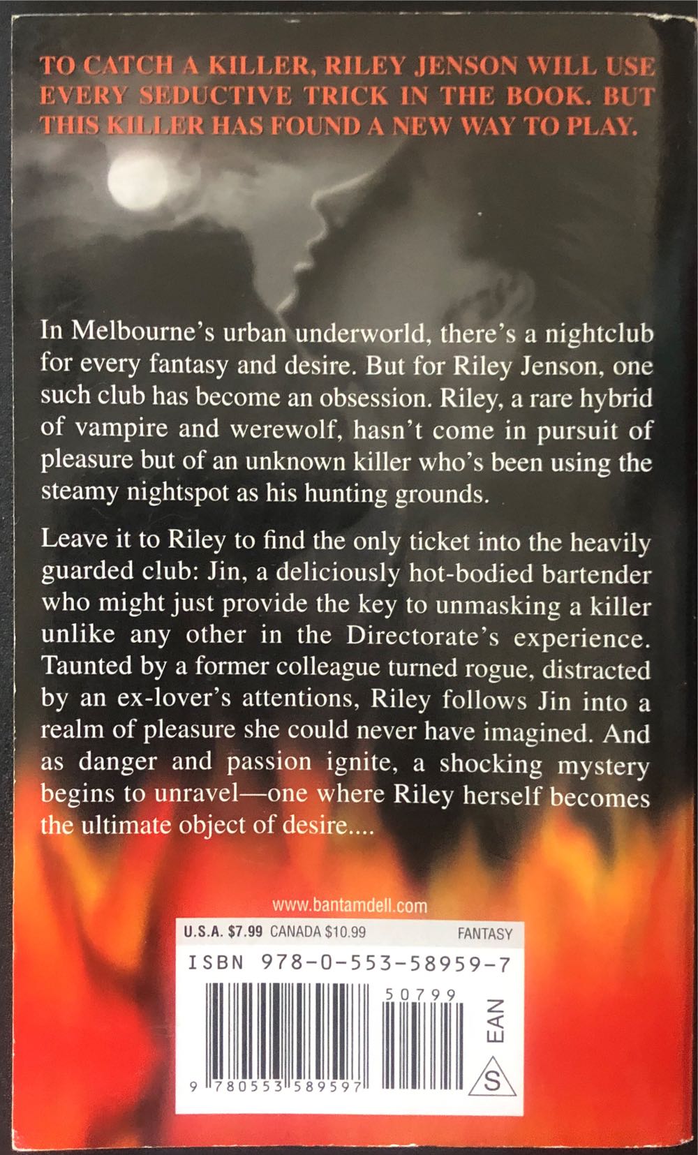 Dangerous Games - Keri Arthur (Dell Spectra - Paperback) book collectible [Barcode 9780553589597] - Main Image 2