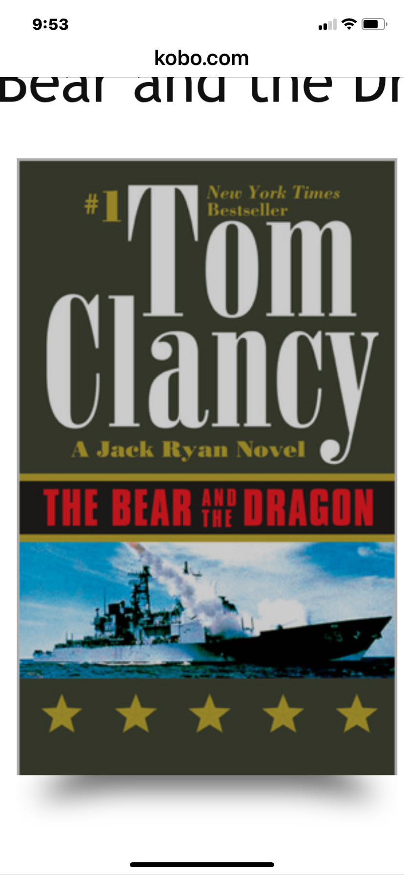 The Bear And The Dragon - Tom Clancy (- eBook) book collectible - Main Image 2