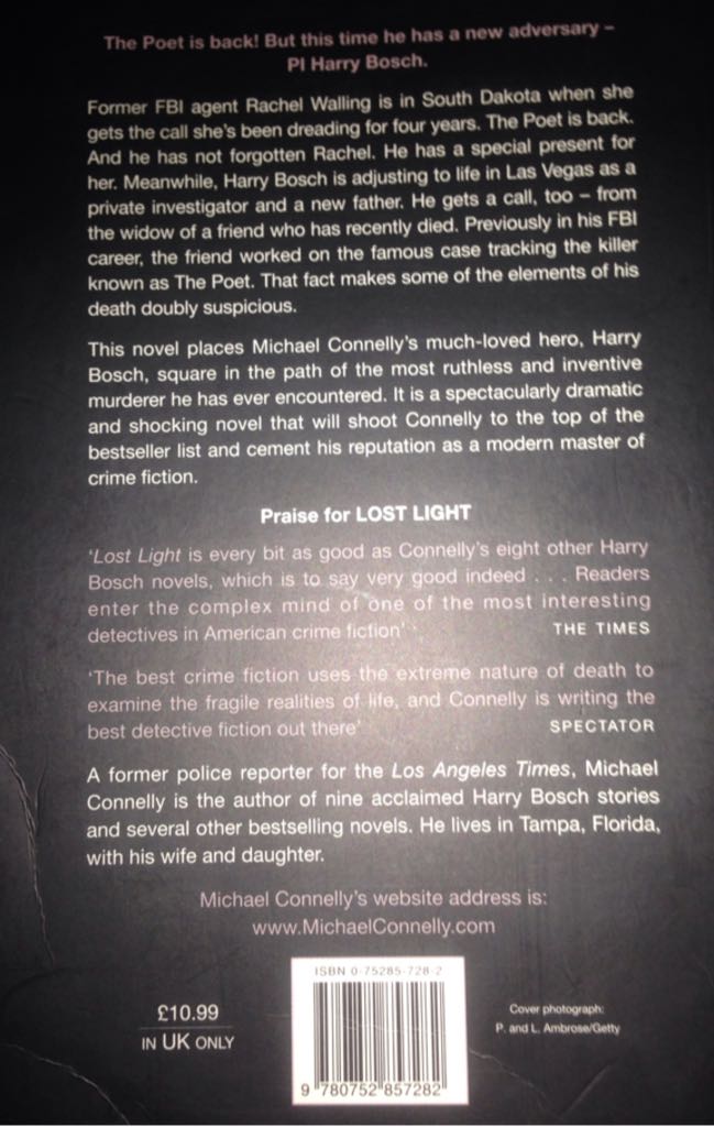 The Narrows - Michael Connelly (An Orion Paperback - Trade Paperback) book collectible [Barcode 9780752857282] - Main Image 2