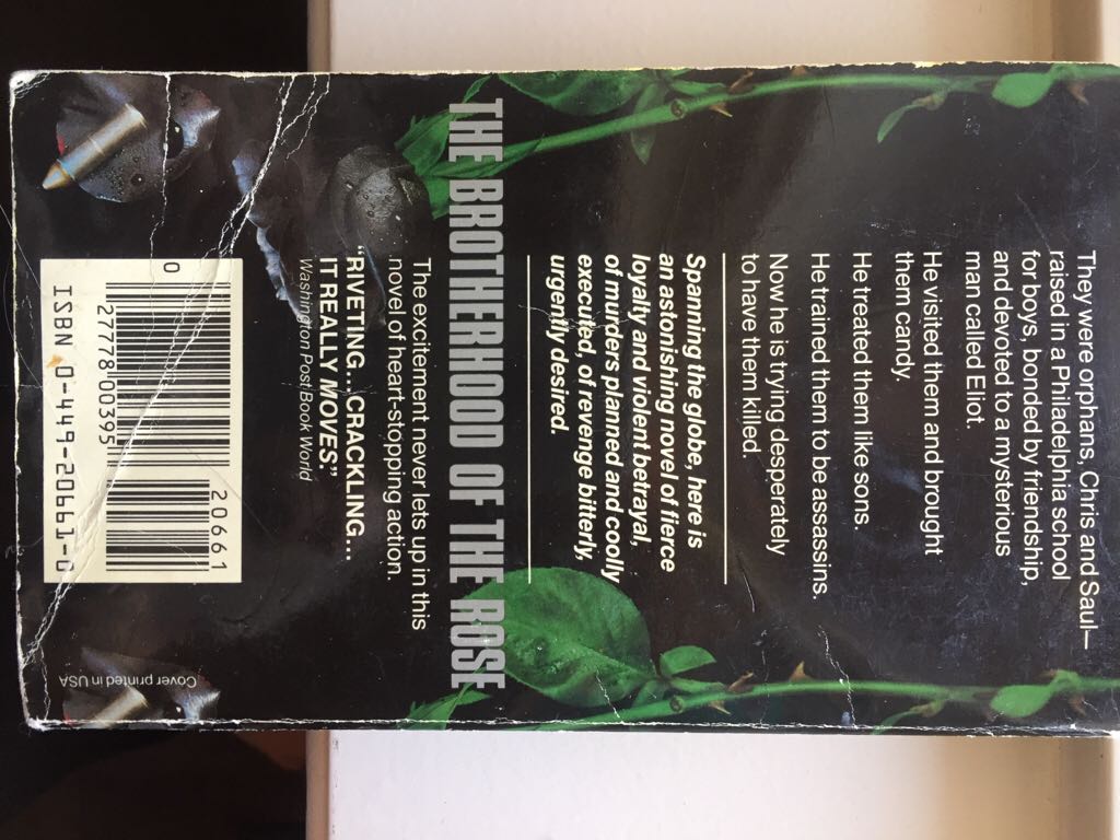 The Brotherhood Of The Rose - David Morrell (Fawcett Books - Paperback) book collectible [Barcode 9780449206614] - Main Image 2