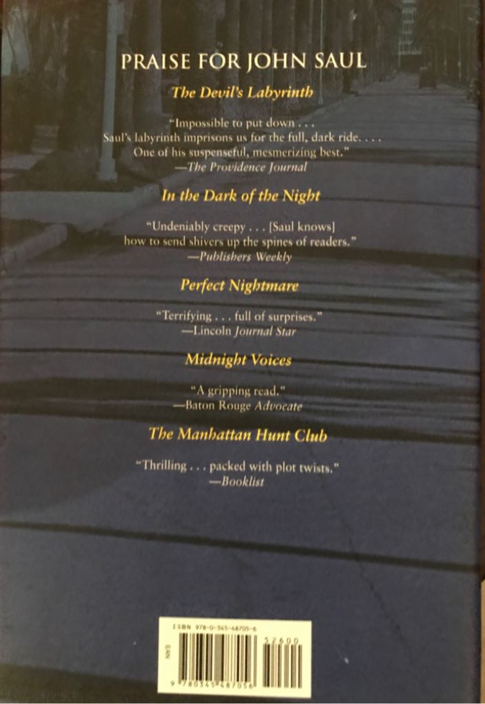 Faces of Fear - John Saul (- Audiobook) book collectible [Barcode 9780345487056] - Main Image 2