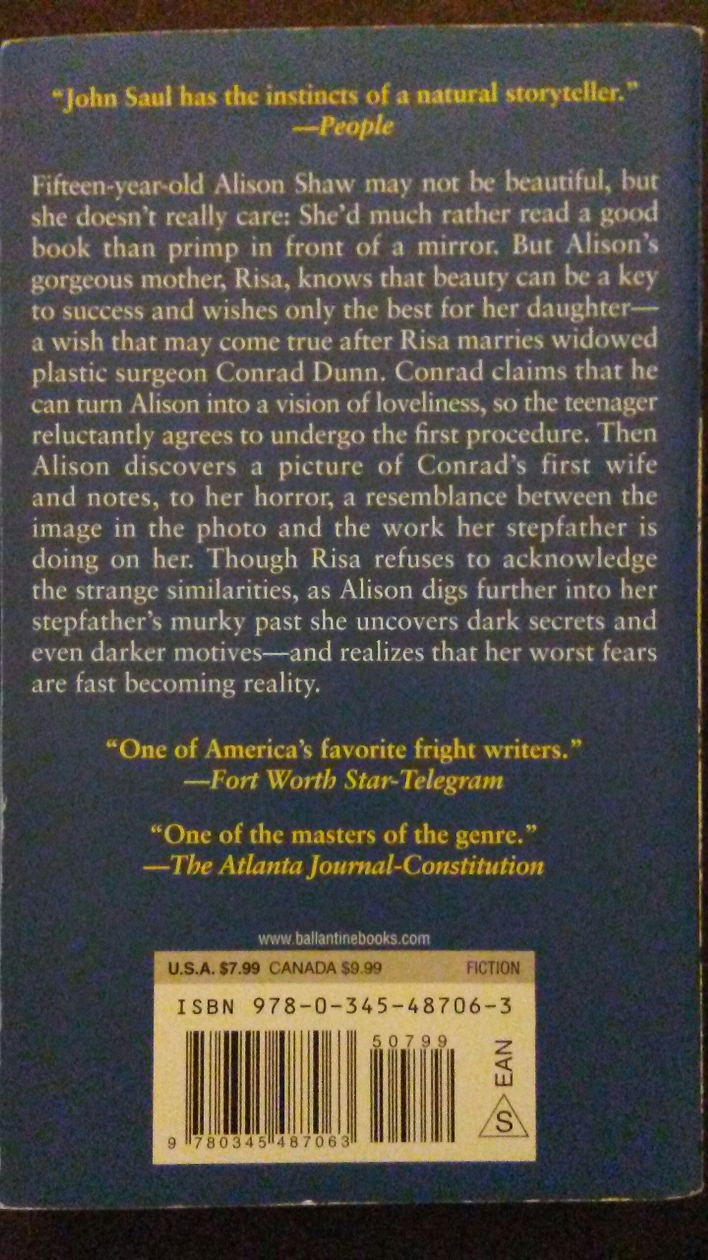 Faces of Fear  (Ballantine Books - Paperback) book collectible - Main Image 2
