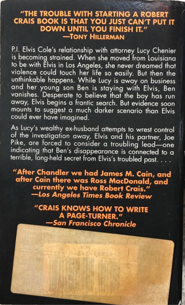 The Last Detective - Robert Crais (Ballantine Books - Paperback) book collectible [Barcode 9780345459343] - Main Image 2