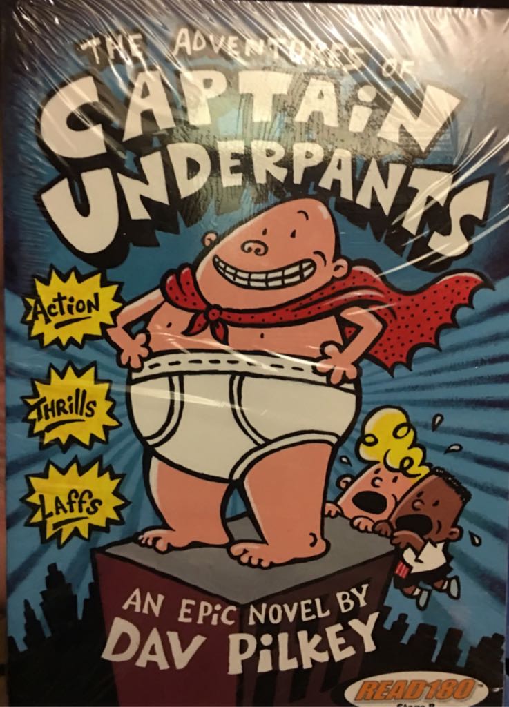 The Adventures of Captain Underpants - Dav Pilkey (Scholastic (1997), 121 pages - Paperback) book collectible [Barcode 9780439082822] - Main Image 1