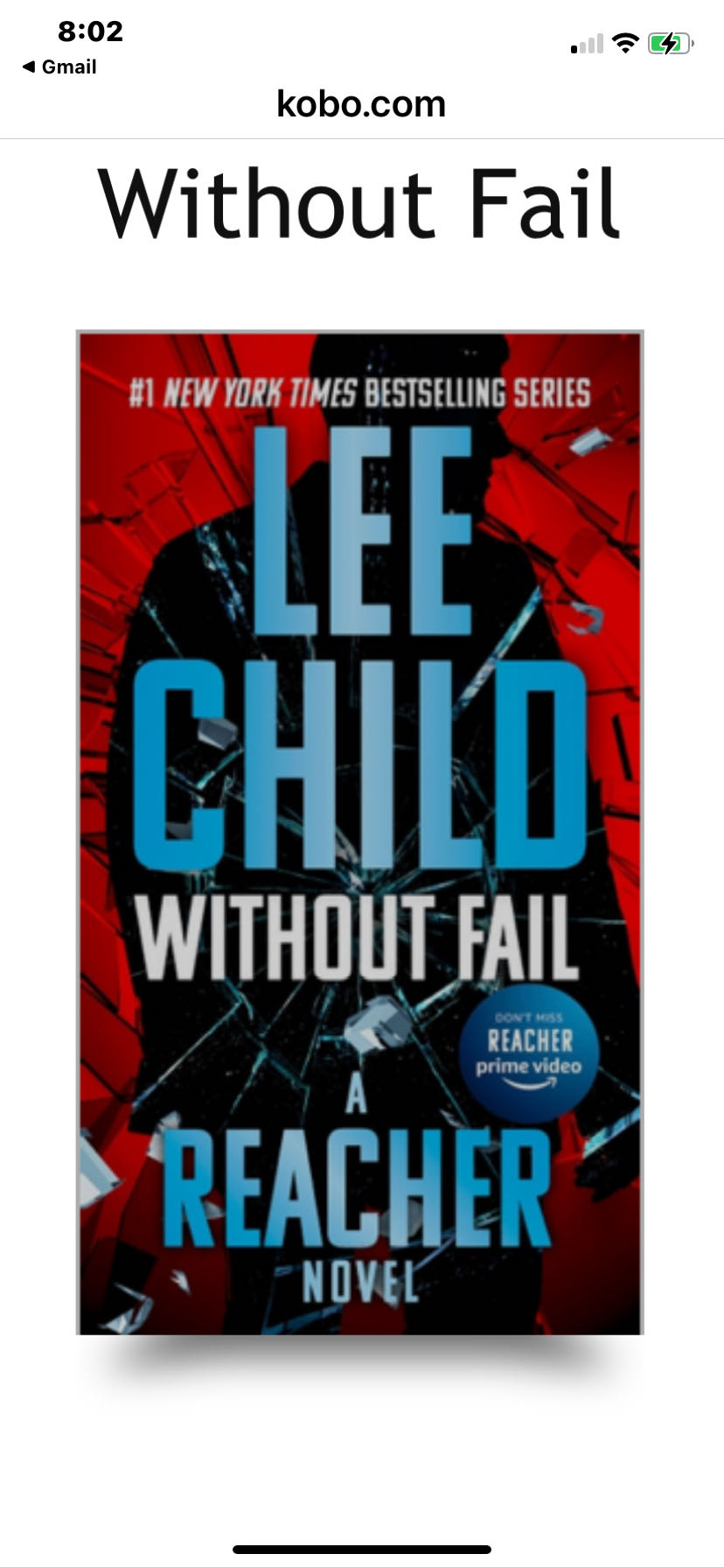 Without Fail - Lee Child (Putnam Pub Group - eBook) book collectible [Barcode 9780399148613] - Main Image 2