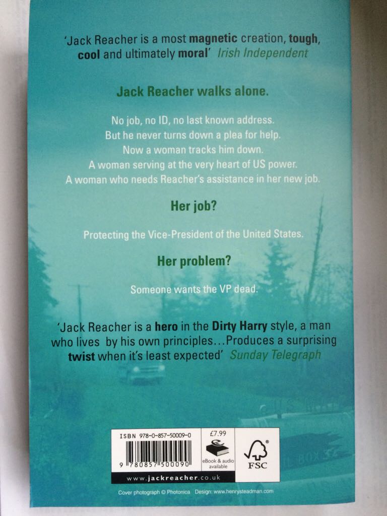 Without Fail (Jack Reacher, #6) - Lee Child (Bantam - Paperback) book collectible [Barcode 9780857500090] - Main Image 2