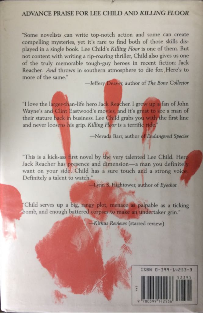 Killing Floor - Lee Child (Delacorte Press - Hardcover) book collectible [Barcode 9780399142536] - Main Image 2
